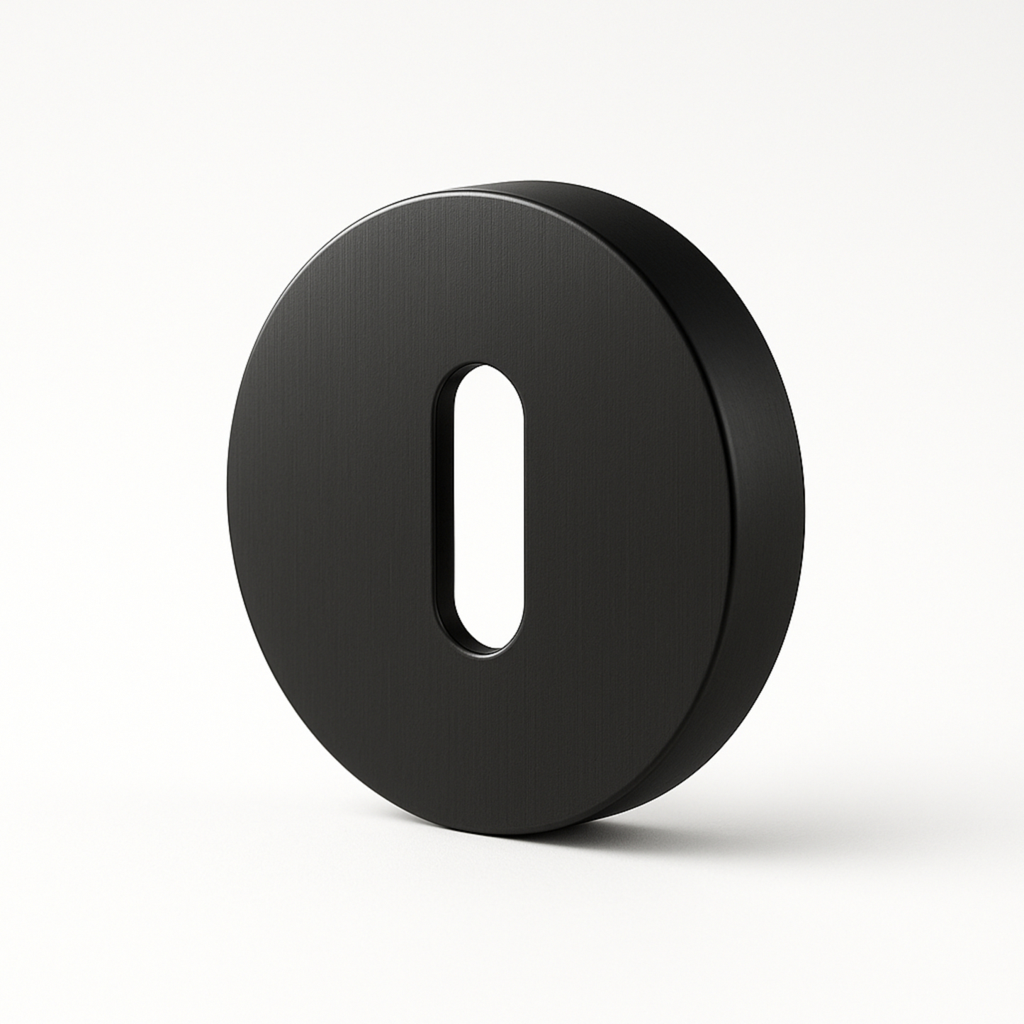 Norrvik Innedörrhandtag – Mattsvart Industriell Design med Räfflad Yta